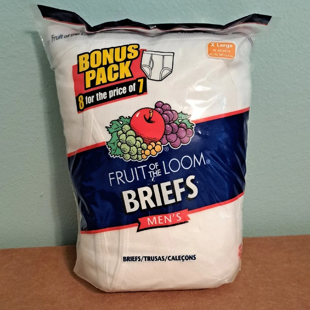 Bonus Pack Mens Briefs XL Fruit Of The Loom - Picture 1 of 4